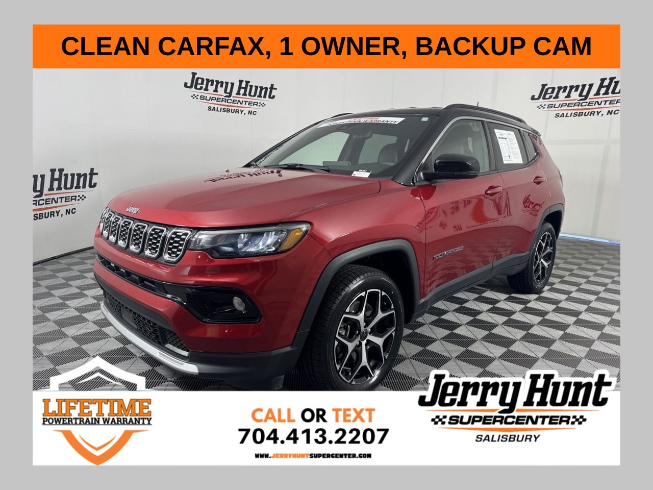 Red Hot Pearlcoat 2025 Jeep Compass SUV / Crossover Four-Wheel Drive 8-Speed Automatic