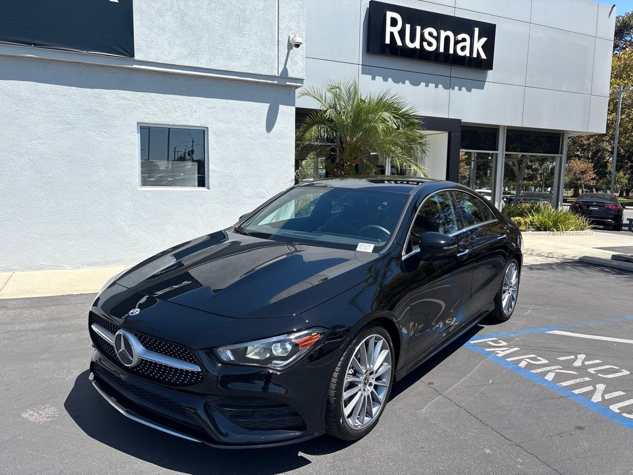 Night Black 2022 Mercedes-Benz CLA Coupe Front-Wheel Drive 7-Speed Automatic