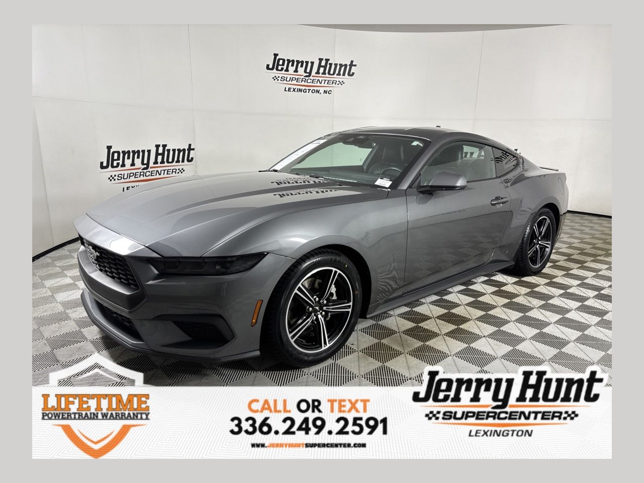 Gray Metallic 2025 Ford Mustang EcoBoost Premium Fastback RWD Coupe Rear-Wheel Drive Automatic