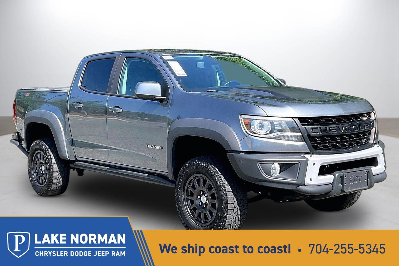 Gray (Satin Steel Metallic) 2020 Chevrolet Colorado ZR2 Crew Cab 4WD Pickup Truck Four-Wheel Drive 8-Speed Automatic
