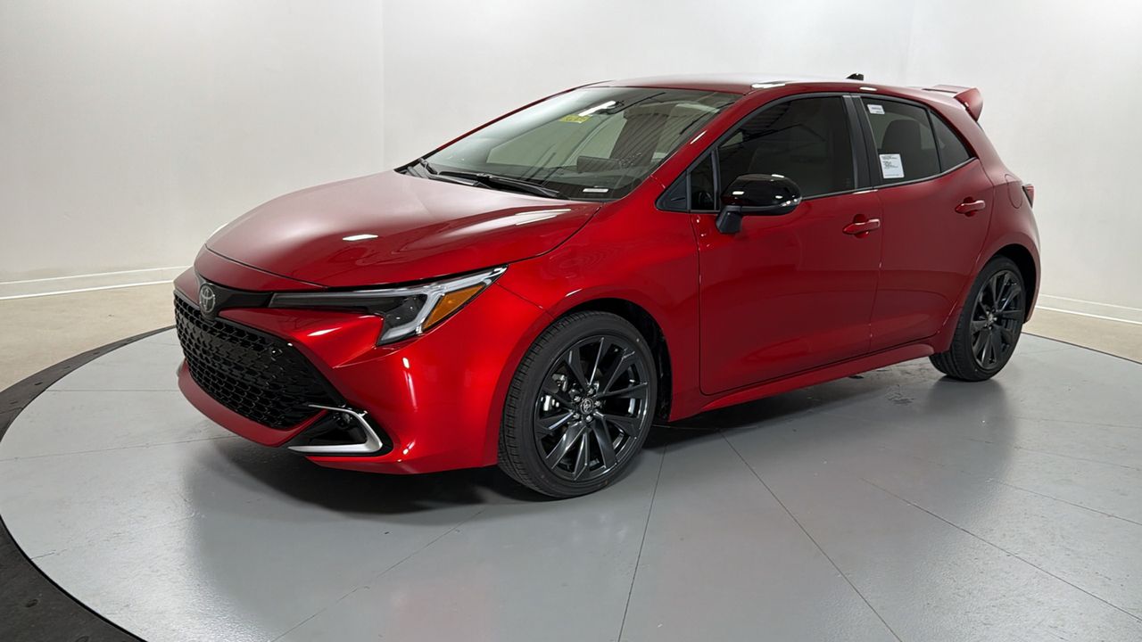 Red 2026 Toyota Corolla Hatchback Hatchback Front-Wheel Drive Continuously Variable Transmission