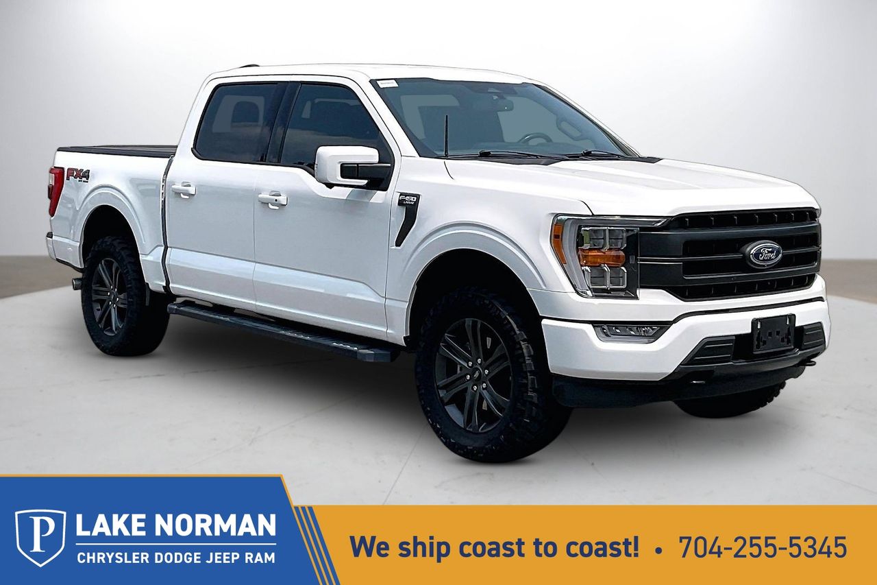 Star White Metallic Tri-Coat 2022 Ford F-150 Pickup Truck Four-Wheel Drive Automatic