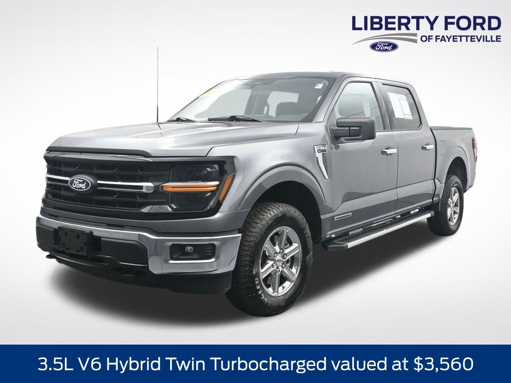 Gray Metallic 2025 Ford F-150 Pickup Truck Four-Wheel Drive Automatic