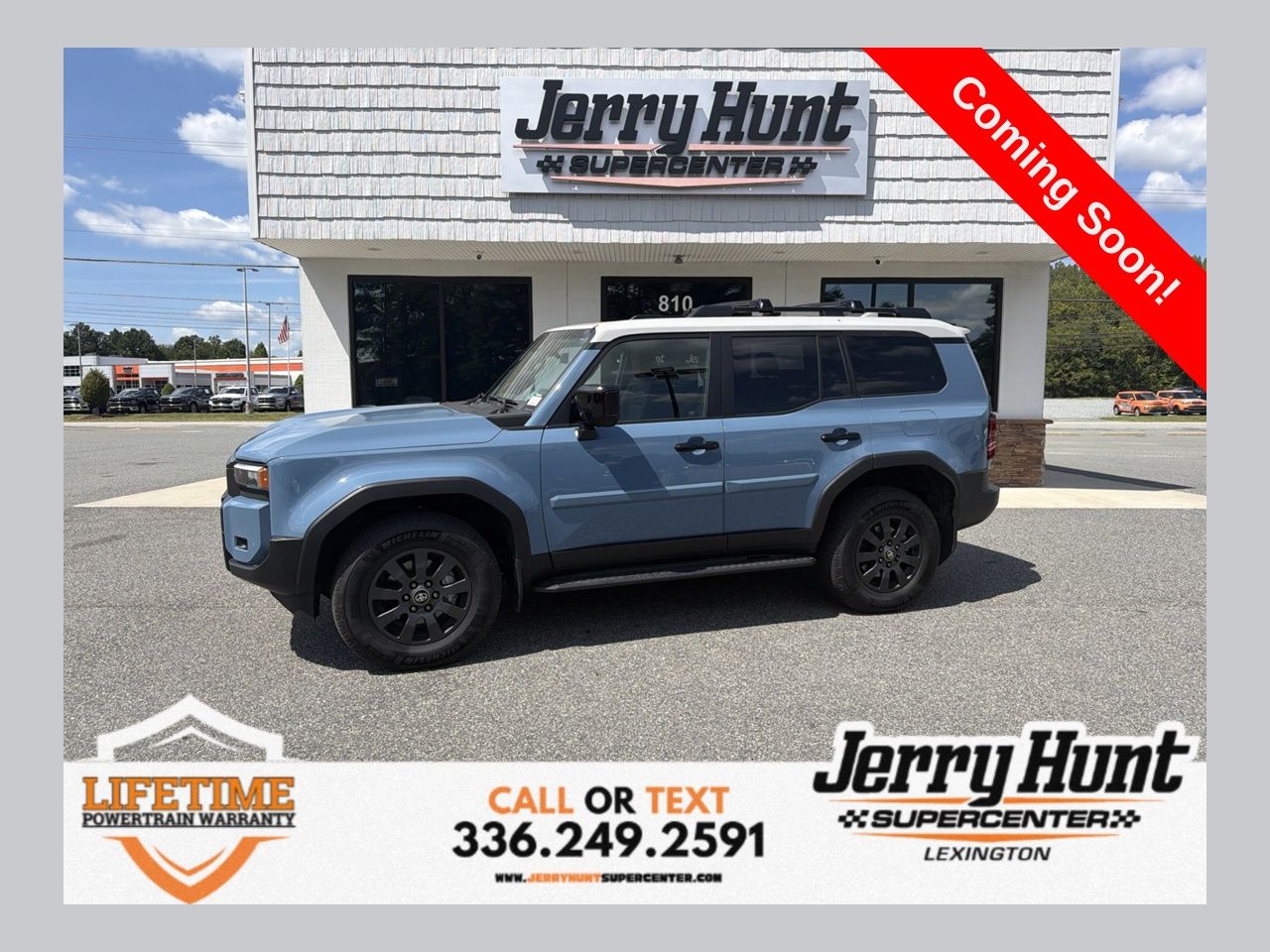 Blue / Gray 2025 Toyota Land Cruiser SUV / Crossover Four-Wheel Drive 8-Speed Automatic