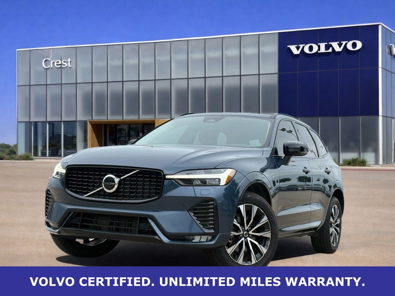 Denim Blue Metallic 2025 Volvo XC60 B5 Core Dark Theme AWD SUV / Crossover All-Wheel Drive Automatic