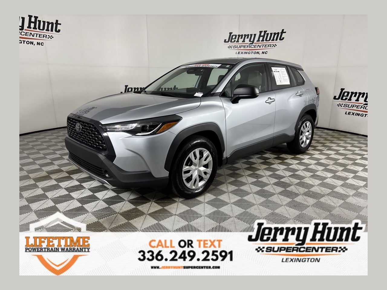 Silver 2025 Toyota Corolla Cross SUV / Crossover Front-Wheel Drive Continuously Variable Transmission