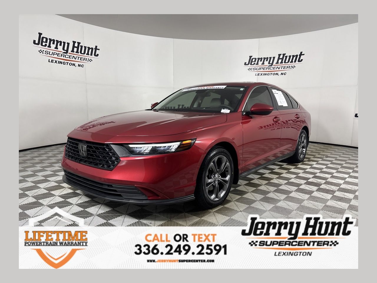 Red 2023 Honda Accord Sedan Front-Wheel Drive Continuously Variable Transmission