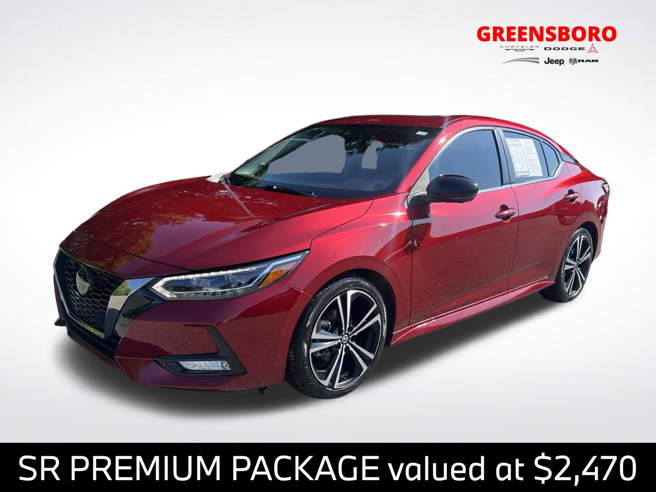 Red (Scarlet Ember Tintcoat) 2023 Nissan Sentra Sedan Front-Wheel Drive Continuously Variable Transmission