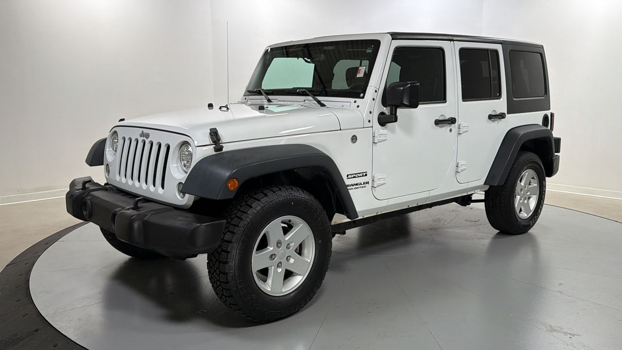 Bright White Clearcoat 2017 Jeep Wrangler Unlimited Sport 4WD SUV / Crossover Four-Wheel Drive 5-Speed Automatic