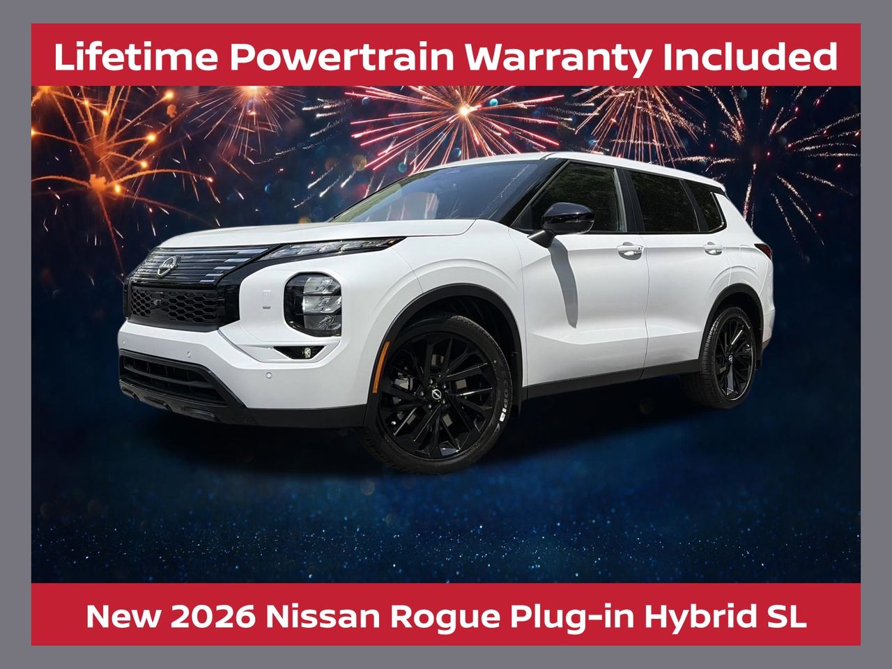 Alpine Frost 2026 Nissan Rogue Plug-In Hybrid SUV / Crossover All-Wheel Drive 1-Speed Automatic