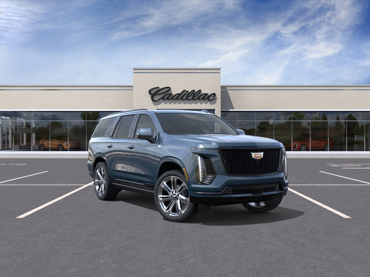 Deep Sea Metallic 2026 Cadillac Escalade SUV / Crossover Four-Wheel Drive 