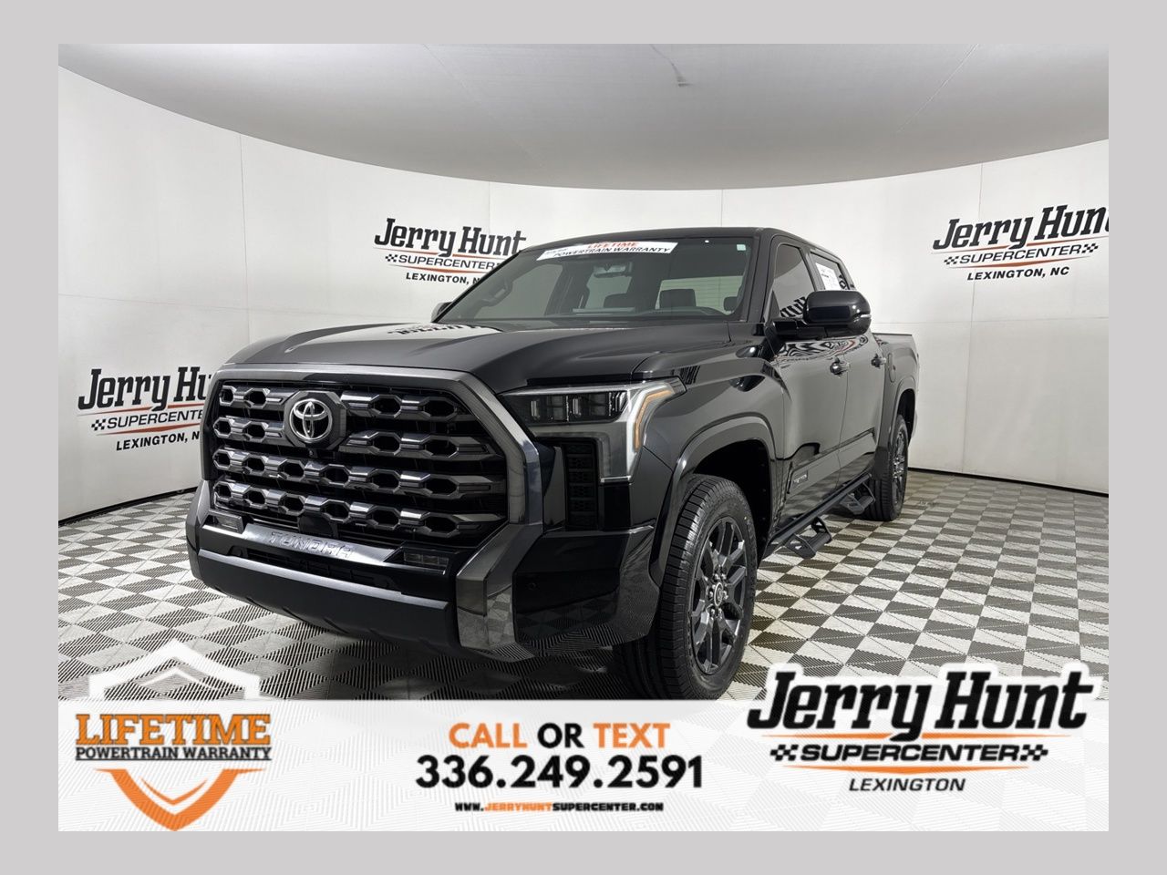 Midnight Black Metallic 2023 Toyota Tundra Pickup Truck Four-Wheel Drive Automatic