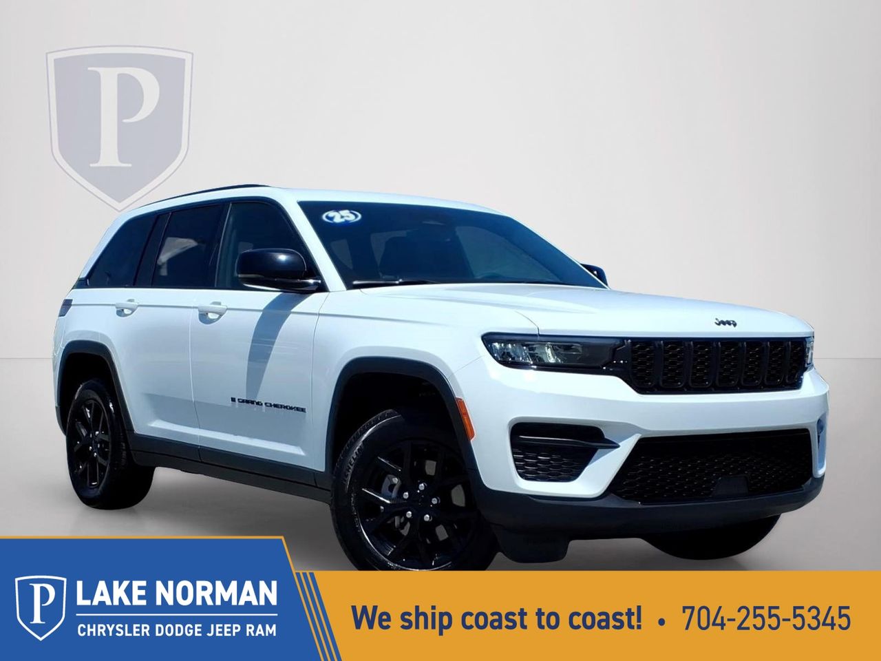 Bright White Clearcoat 2025 Jeep Grand Cherokee SUV / Crossover Four-Wheel Drive 8-Speed Automatic