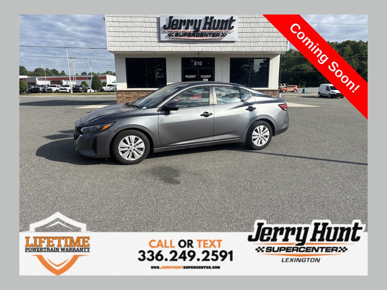 Gray (Gun Metallic) 2024 Nissan Sentra S FWD Sedan Front-Wheel Drive Continuously Variable Transmission