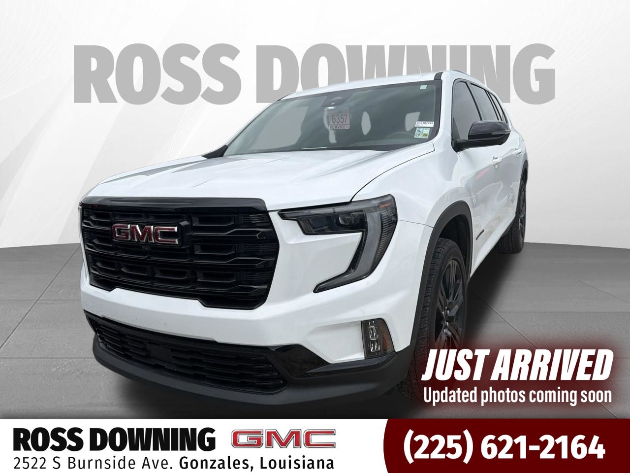 Summit White 2025 GMC Acadia SUV / Crossover Front-Wheel Drive 8-Speed Automatic