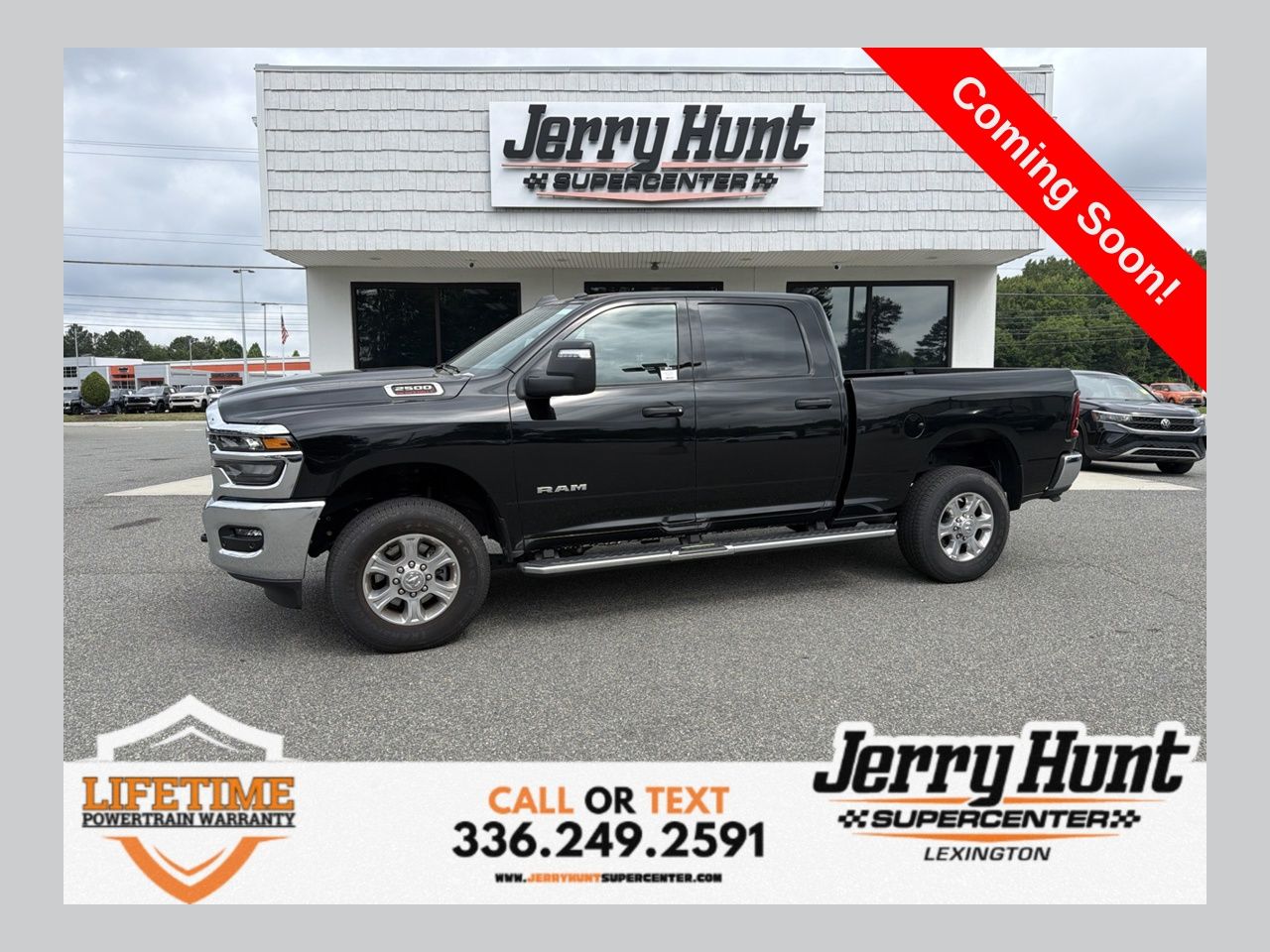 Diamond Black Crystal Pearlcoat 2026 RAM 2500 Big Horn Crew Cab 4WD Pickup Truck Four-Wheel Drive 8-Speed Automatic