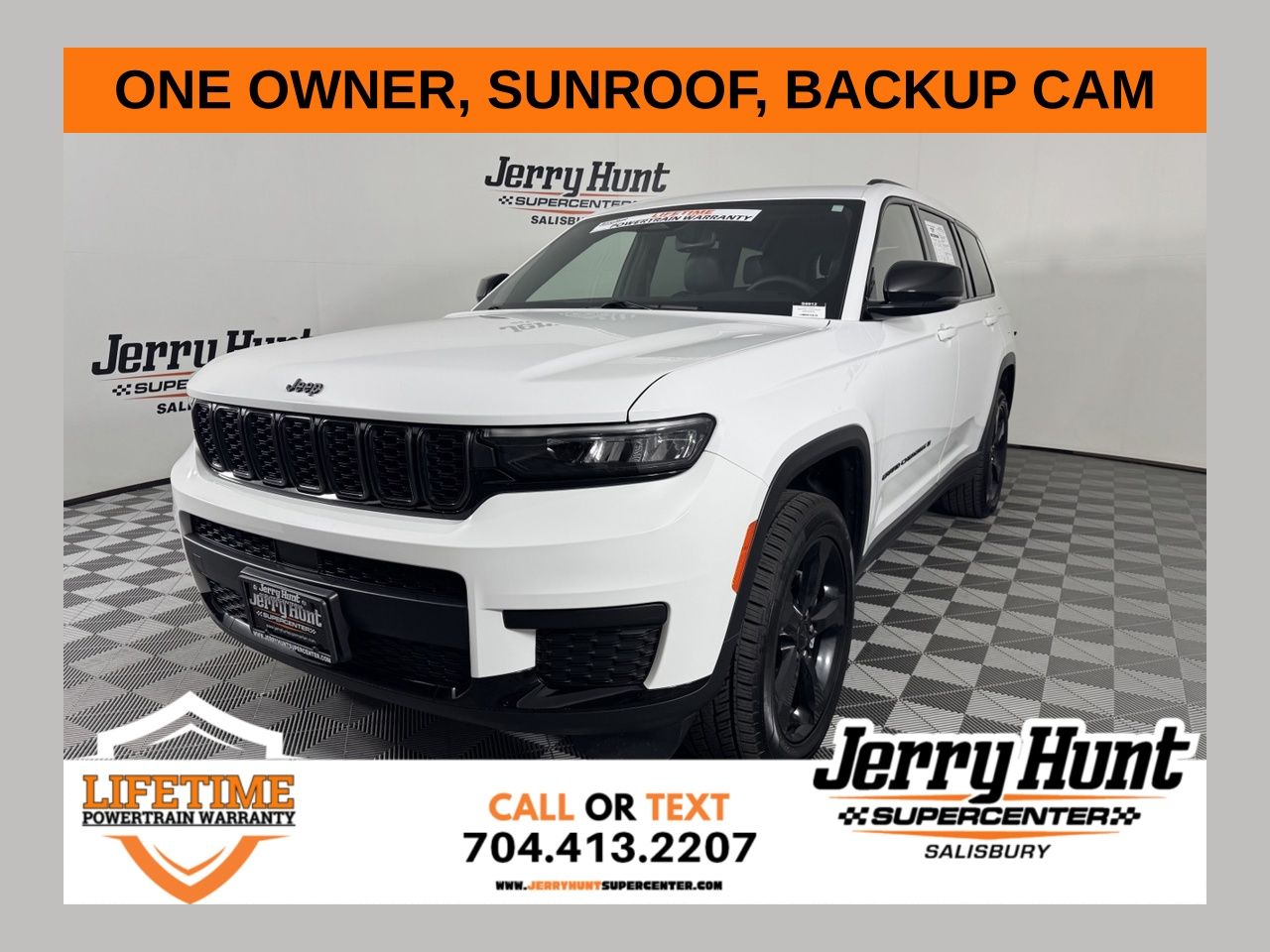 Bright White Clearcoat 2023 Jeep Grand Cherokee L Altitude 4WD SUV / Crossover Four-Wheel Drive 8-Speed Automatic