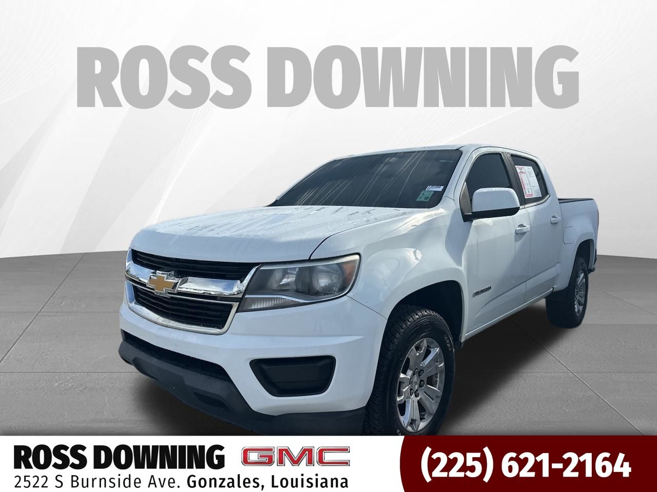 Summit White 2020 Chevrolet Colorado LT Crew Cab RWD Pickup Truck 4X2 8-Speed Automatic