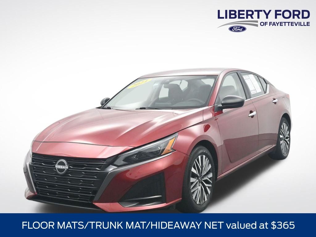 Red (Scarlet Ember) 2024 Nissan Altima Sedan Front-Wheel Drive Continuously Variable Transmission