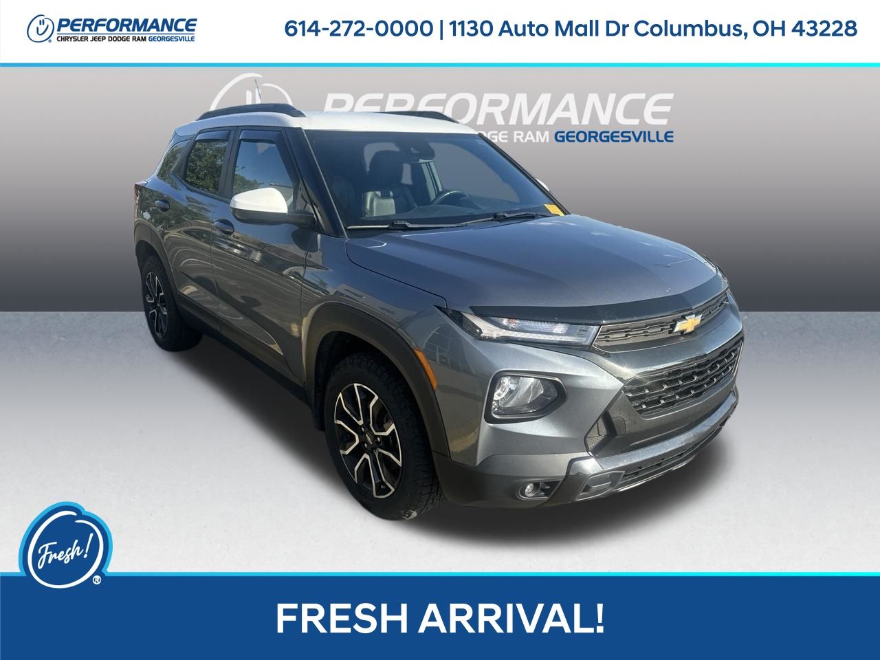 Gray (Satin Steel Metallic) 2021 Chevrolet Trailblazer SUV / Crossover Four-Wheel Drive 9-Speed Automatic