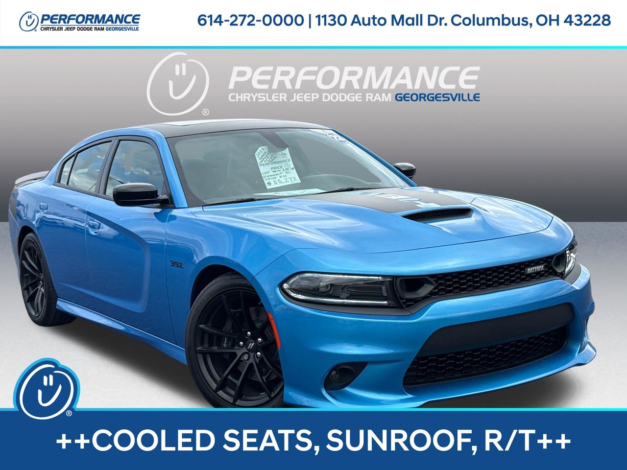 B5 Blue Pearlcoat 2023 Dodge Charger Sedan Rear-Wheel Drive 8-Speed Automatic
