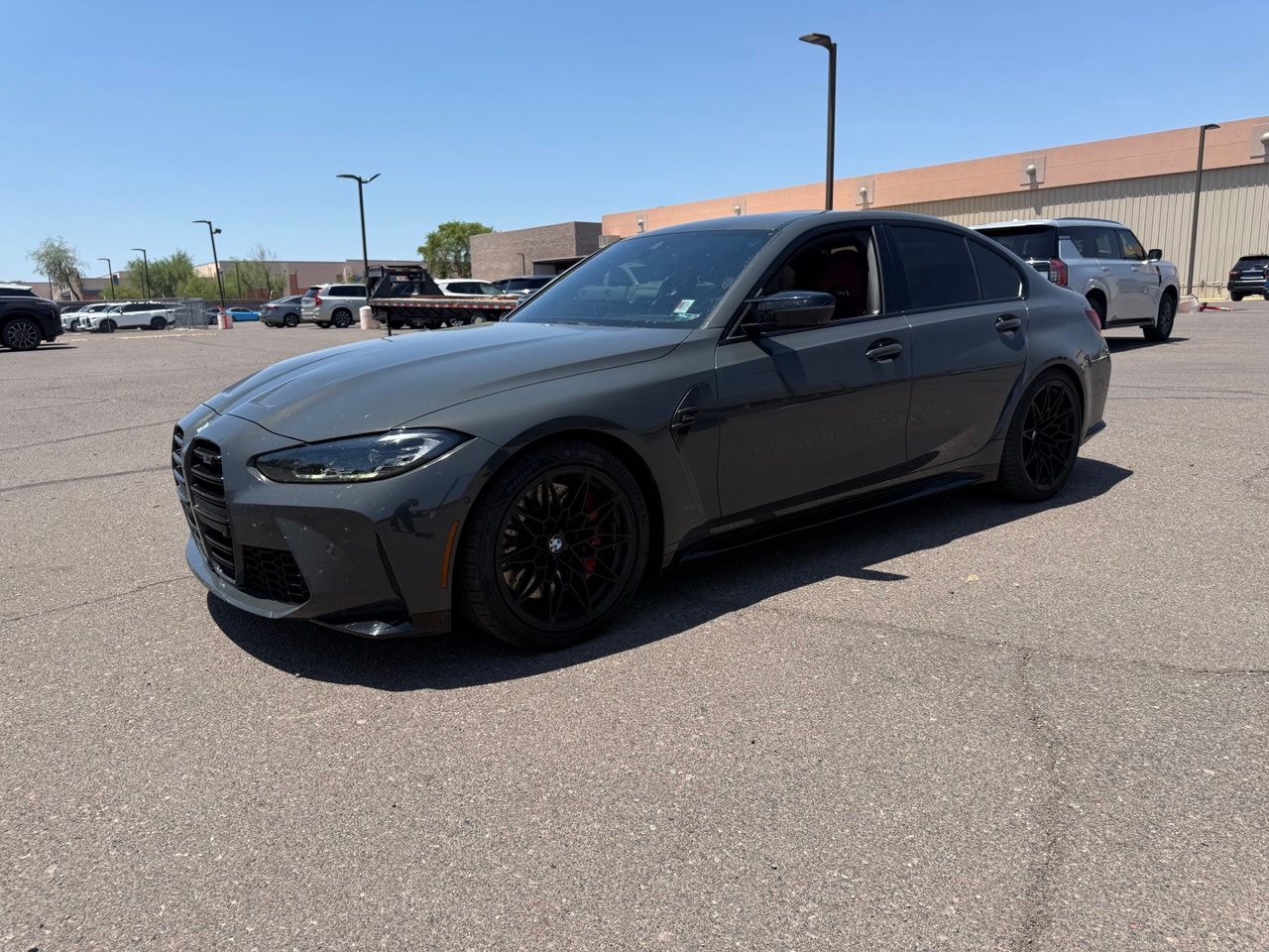 Individual Dravit Gray Metallic 2023 BMW M3 Sedan Rear-Wheel Drive 8-Speed Automatic
