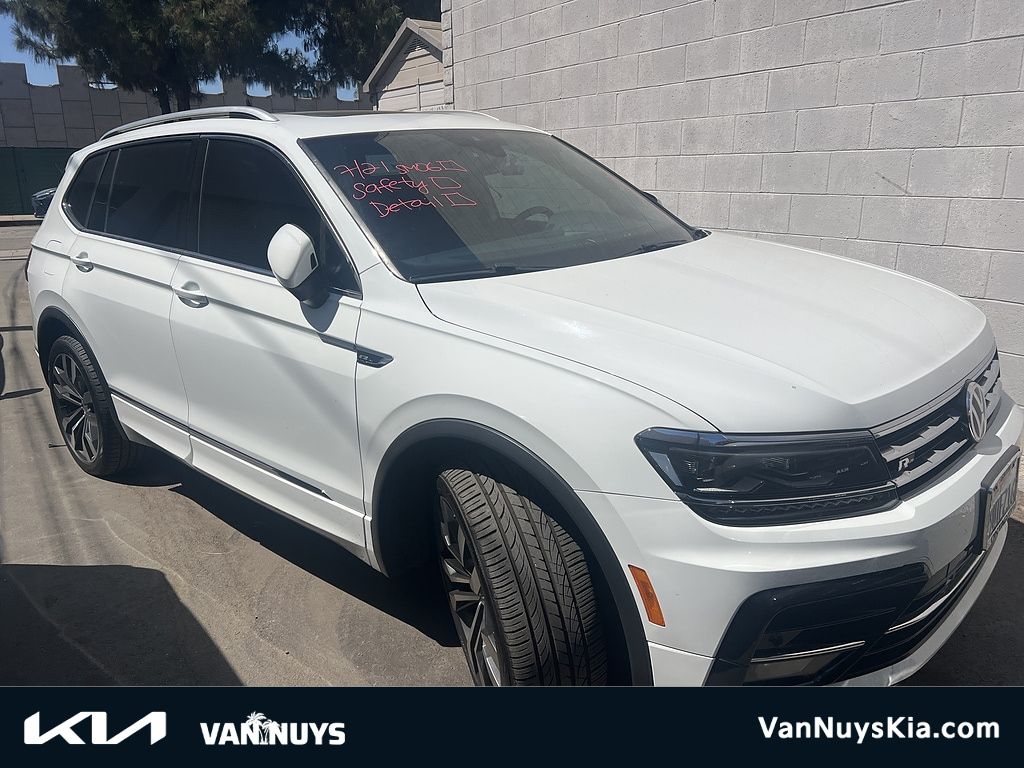 Pure White 2020 Volkswagen Tiguan SUV / Crossover All-Wheel Drive 8-Speed Automatic