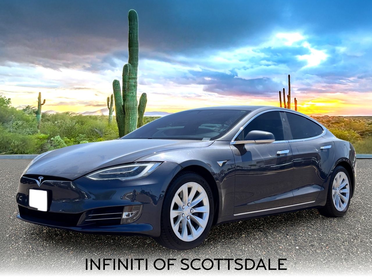 Midnight Silver Metallic 2018 Tesla Model S 75D AWD Sedan All-Wheel Drive 1-Speed Automatic