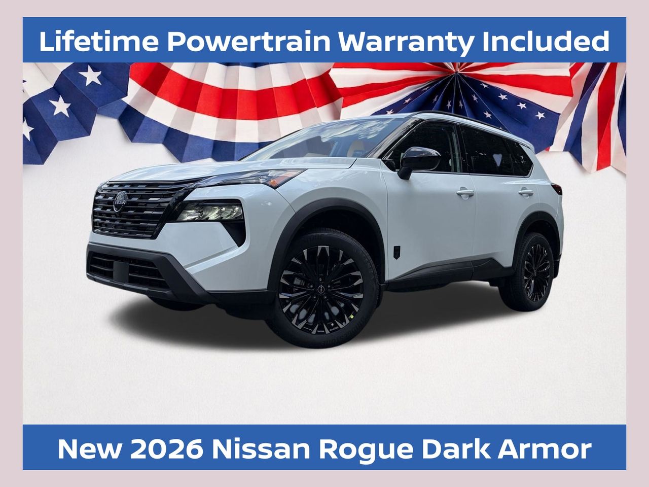 Everest White Pearl Tricoat 2026 Nissan Rogue SUV / Crossover Front-Wheel Drive Continuously Variable Transmission