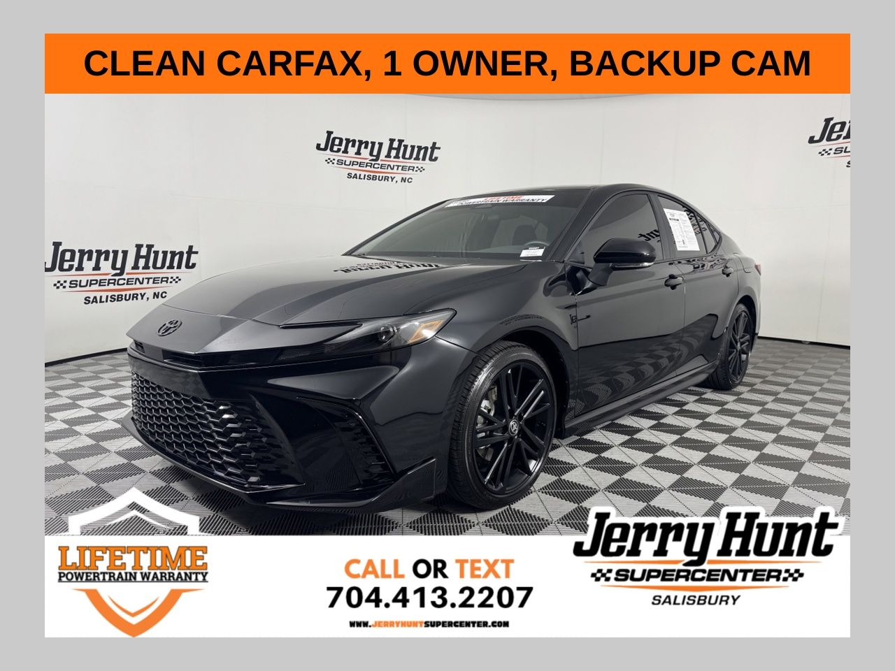 Midnight Black Metallic 2026 Toyota Camry Sedan Front-Wheel Drive Continuously Variable Transmission