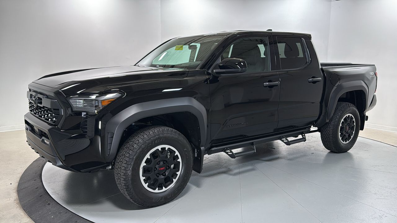 Black 2026 Toyota Tacoma Pickup Truck Four-Wheel Drive 6-Speed Manual