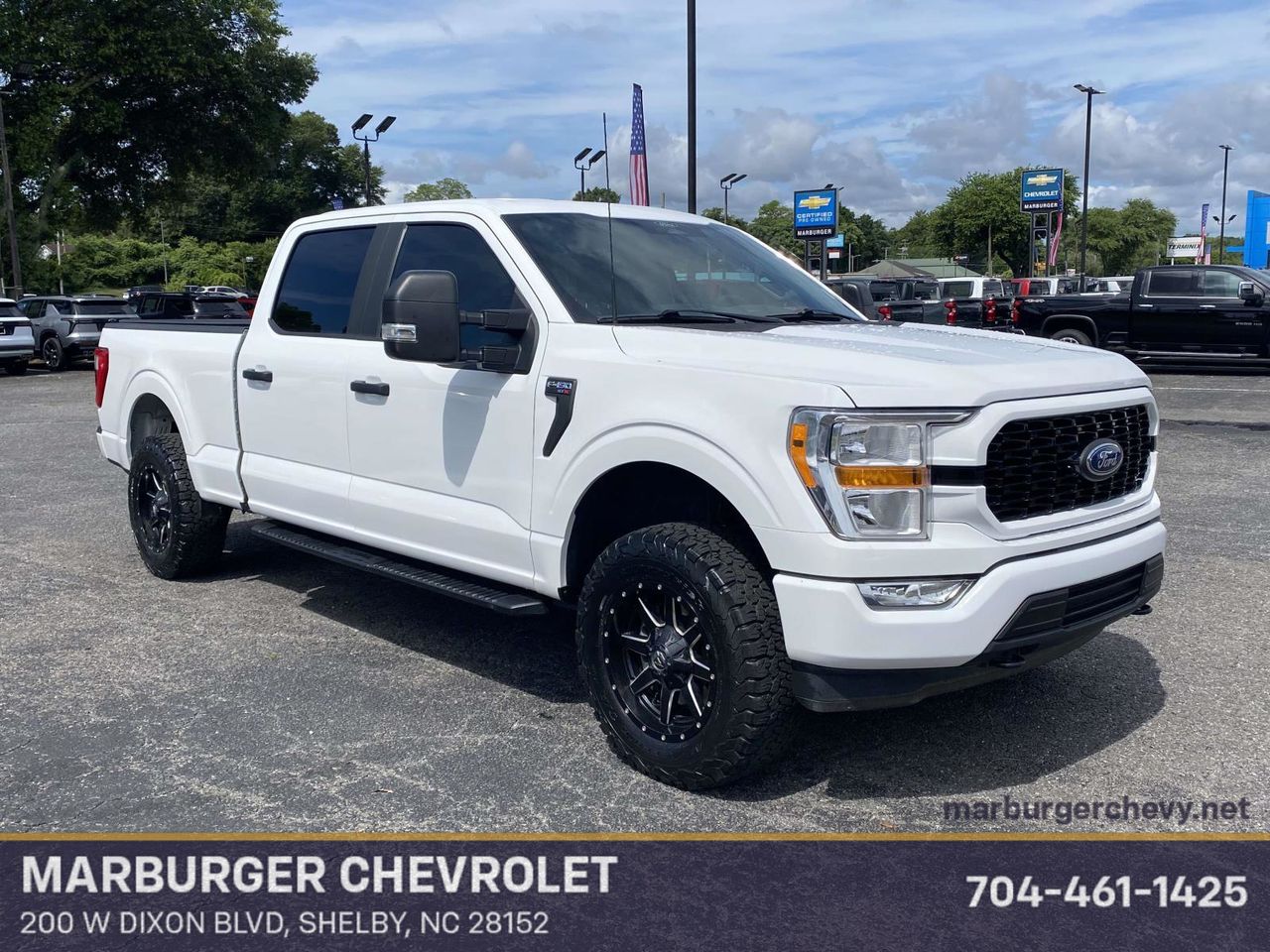 Oxford White 2021 Ford F-150 Pickup Truck Four-Wheel Drive Automatic