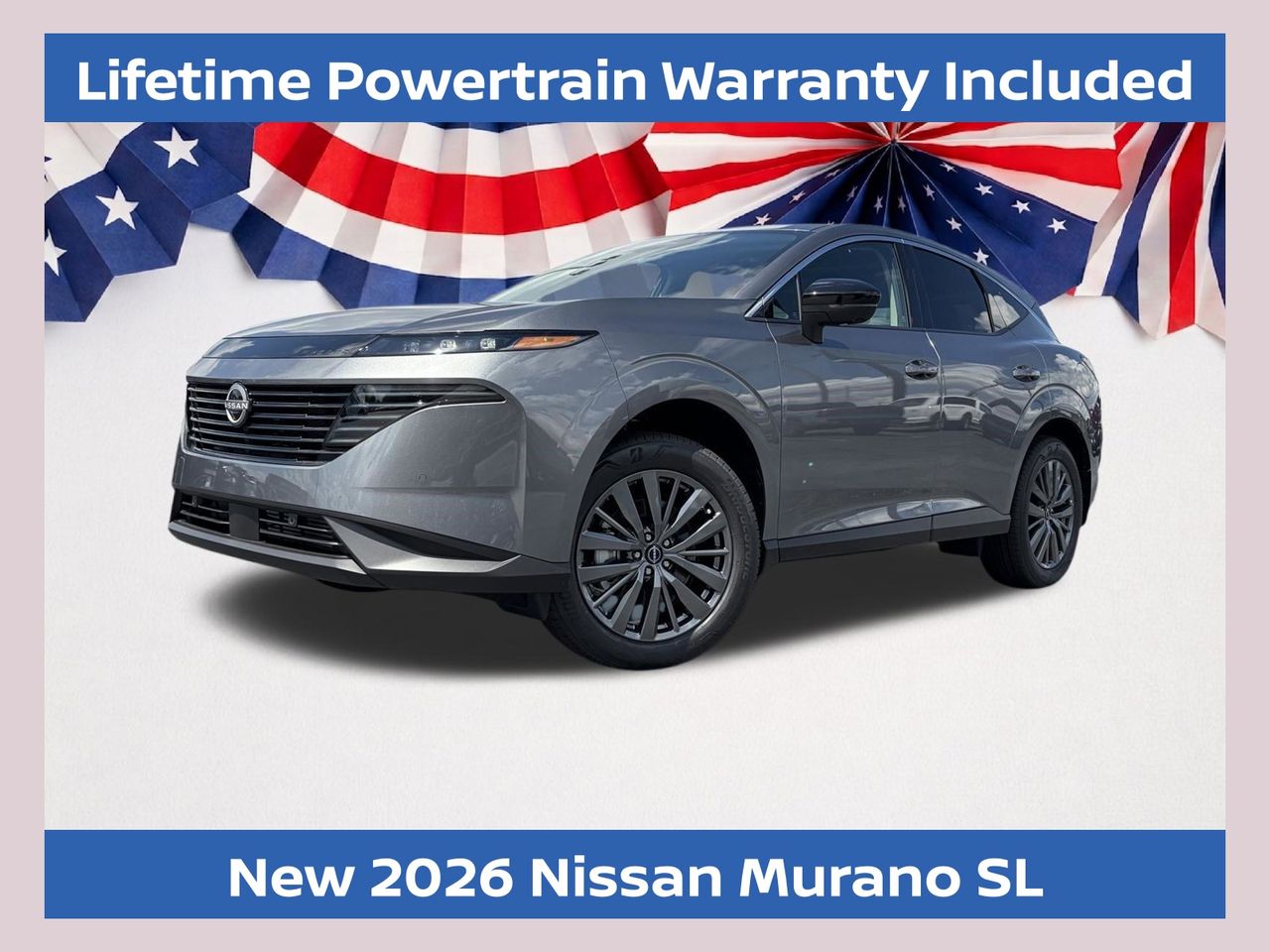 Gray (Gun Metallic) 2026 Nissan Murano SUV / Crossover All-Wheel Drive 9-Speed Automatic