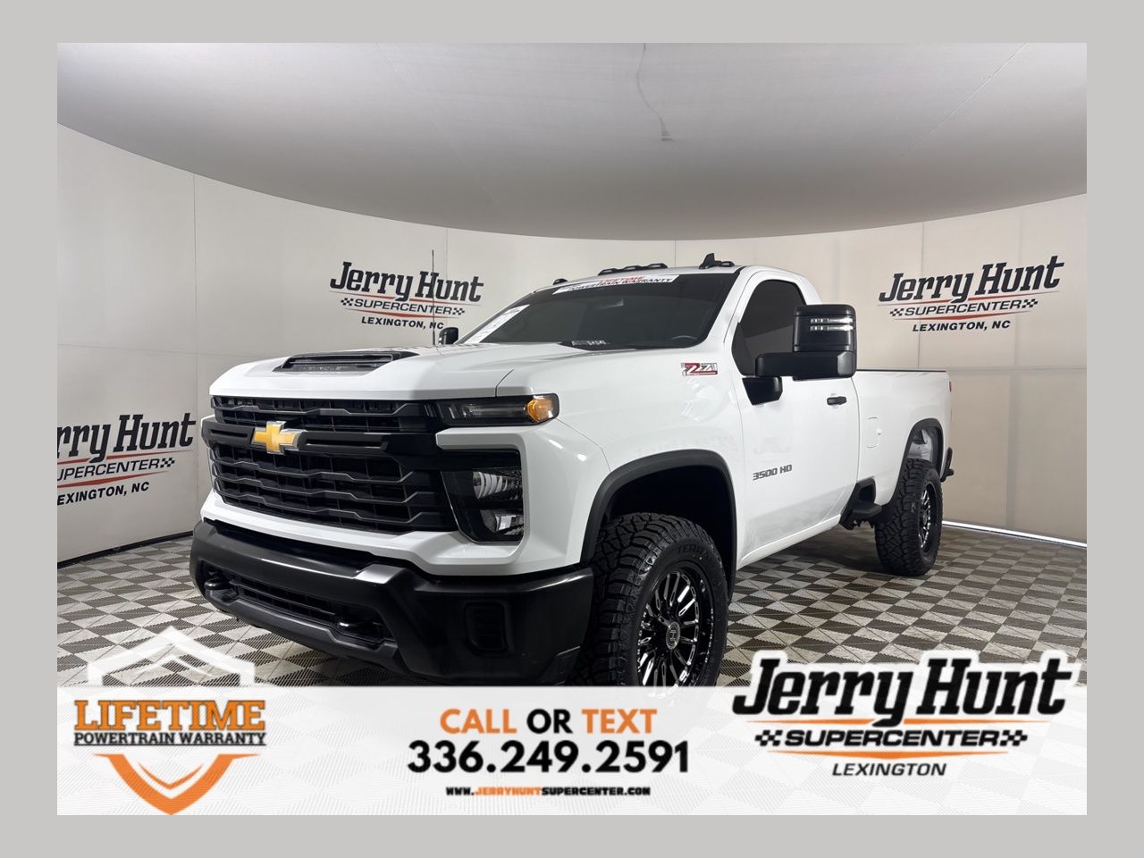 Summit White 2025 Chevrolet Silverado 3500HD Work Truck Regular Cab LB 4WD Pickup Truck Four-Wheel Drive Automatic