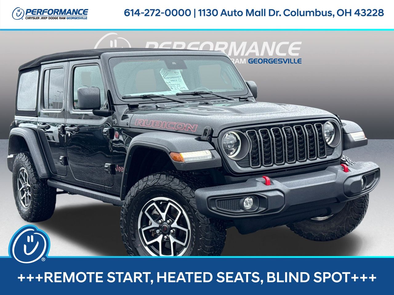 Black Clearcoat 2024 Jeep Wrangler SUV / Crossover Four-Wheel Drive 8-Speed Automatic