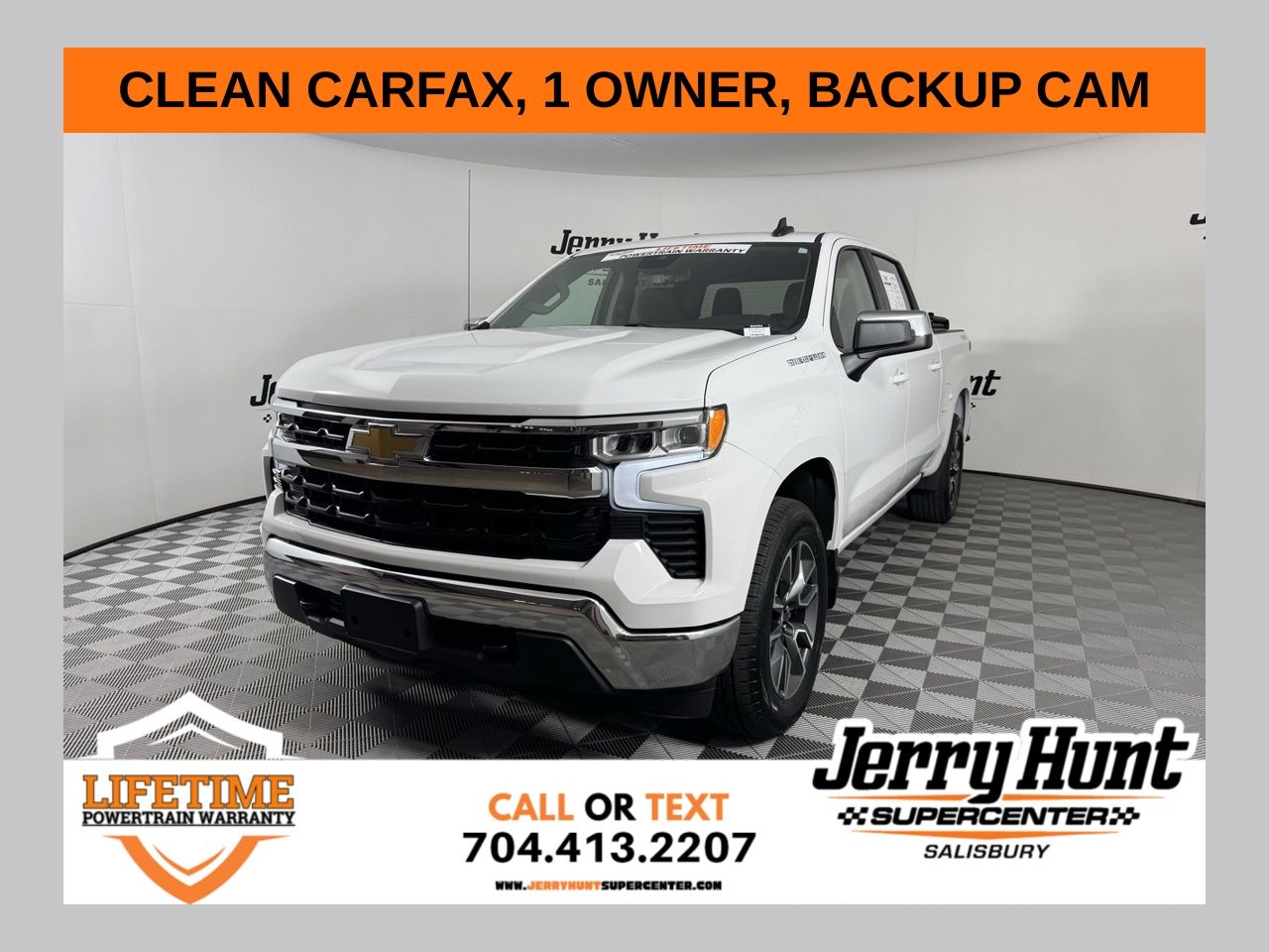 Summit White 2022 Chevrolet Silverado 1500 LT Crew Cab 4WD Pickup Truck Four-Wheel Drive 8-Speed Automatic