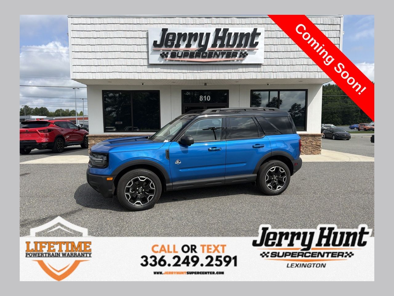 Blue Metallic 2025 Ford Bronco Sport SUV / Crossover All-Wheel Drive 8-Speed Automatic