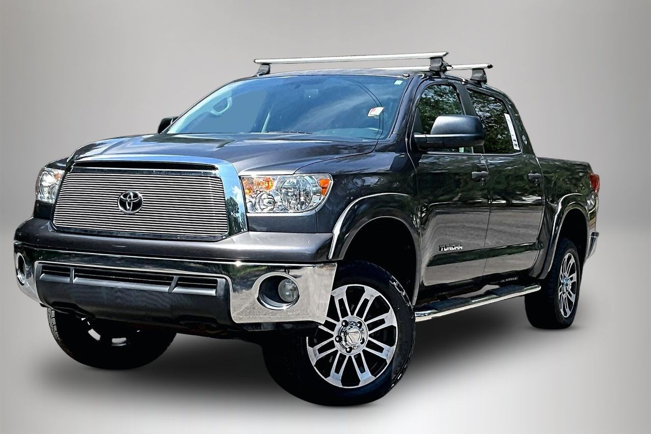 Magnetic Gray Metallic 2013 Toyota Tundra Pickup Truck Four-Wheel Drive 6-Speed Automatic Overdrive