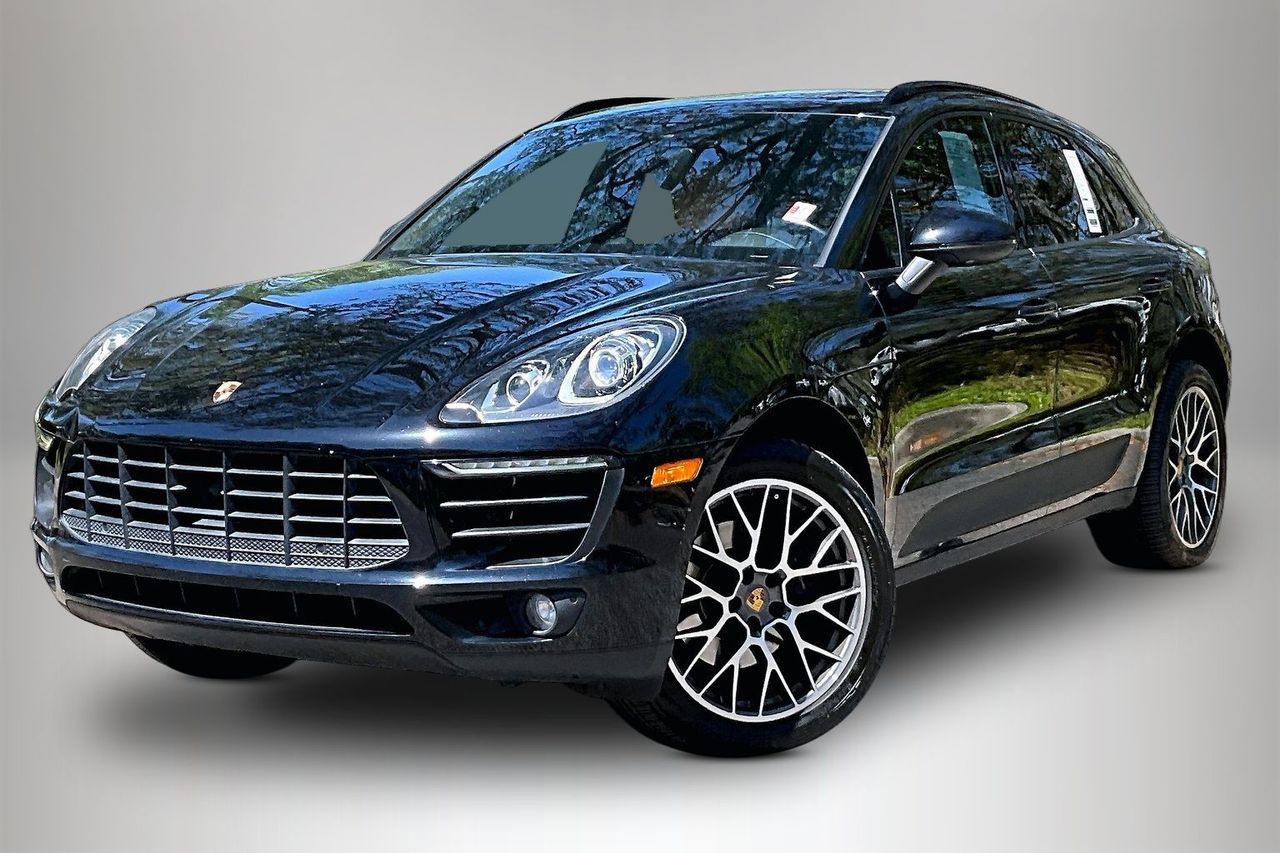 Black 2018 Porsche Macan AWD SUV / Crossover All-Wheel Drive 7-Speed Automatic