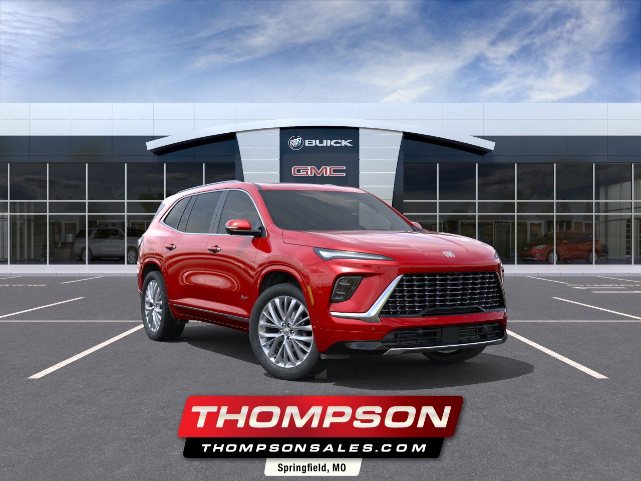 Cherry Red Tintcoat 2026 Buick Enclave SUV / Crossover Front-Wheel Drive 8-Speed Automatic