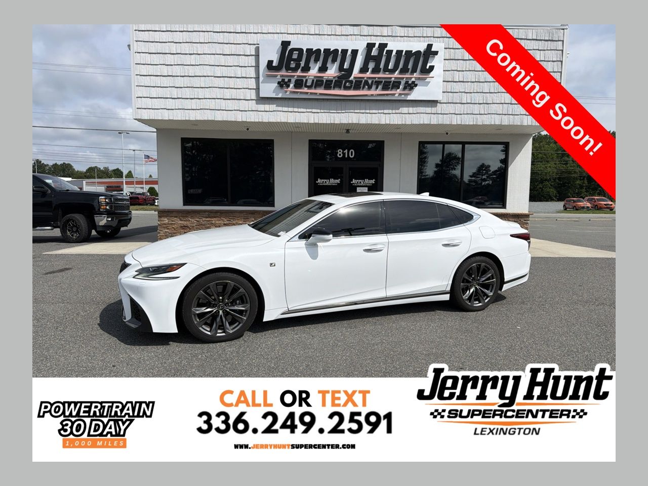 Ultra White 2018 Lexus LS Sedan Rear-Wheel Drive Automatic