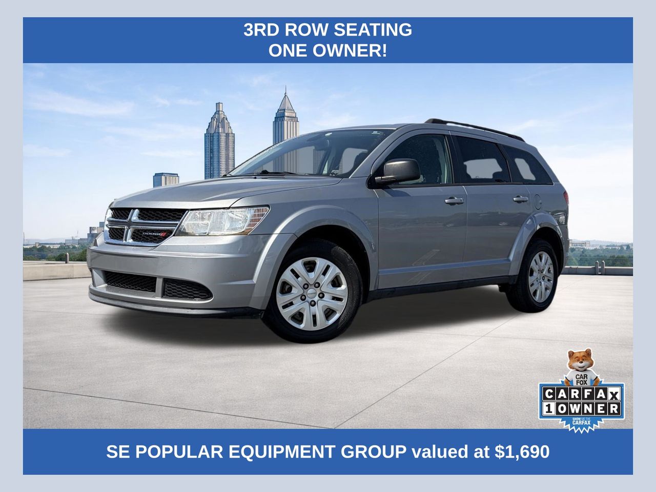 Silver (Billet Clearcoat) 2020 Dodge Journey SE Value FWD SUV / Crossover Front-Wheel Drive 4-Speed Automatic