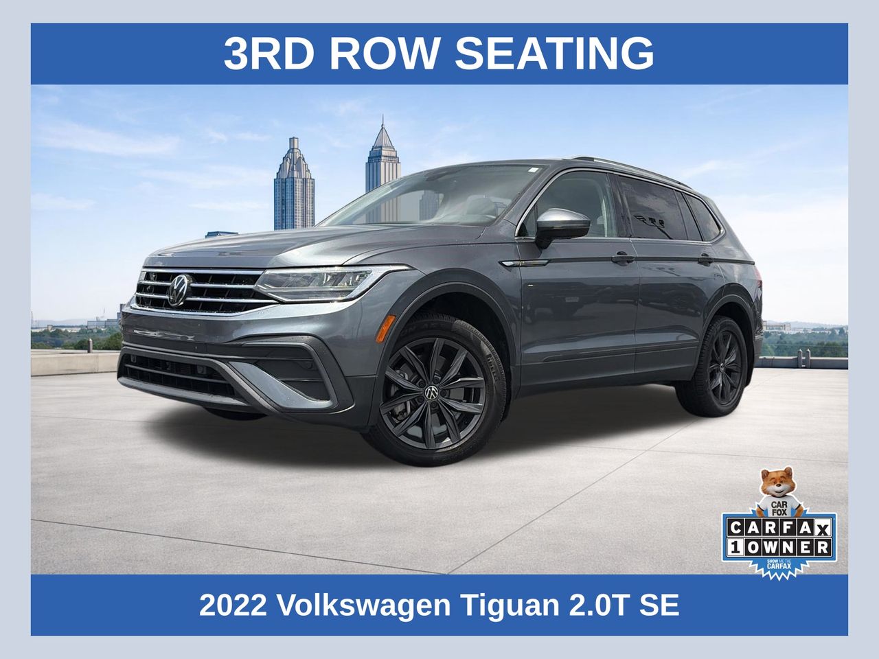 Platinum Gray Metallic 2022 Volkswagen Tiguan SUV / Crossover Front-Wheel Drive 8-Speed Automatic