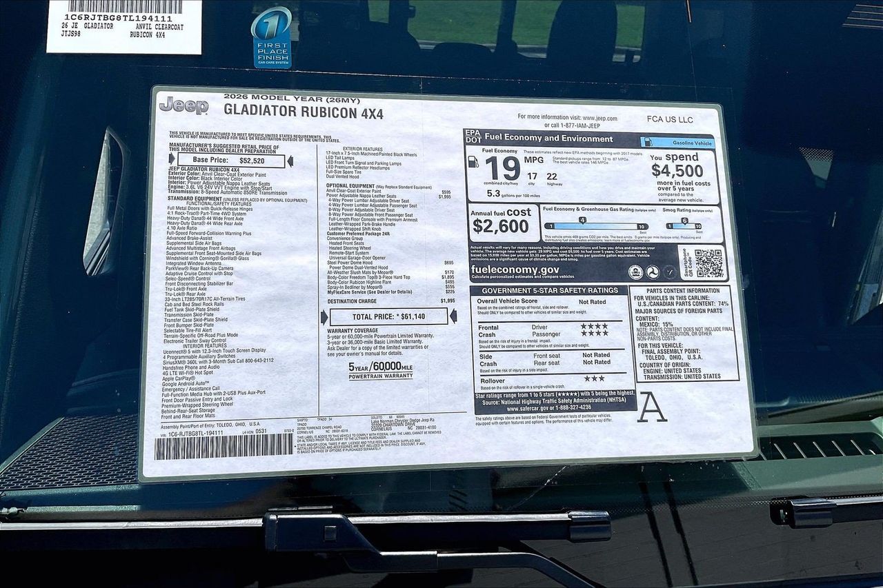 New 2026 Gray Jeep Rubicon image 35
