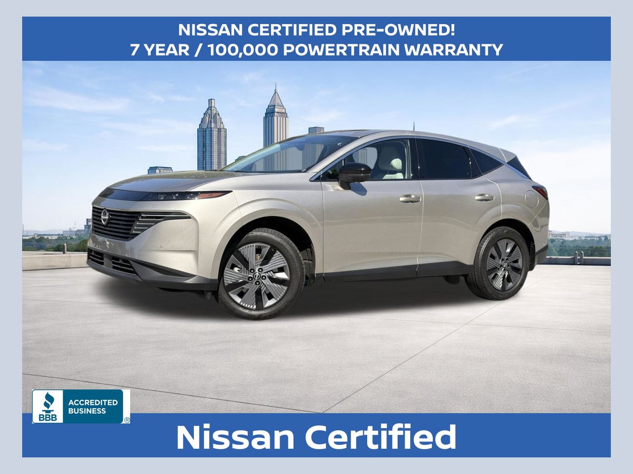 Champagne Silver Metallic 2025 Nissan Murano SUV / Crossover All-Wheel Drive 9-Speed Automatic