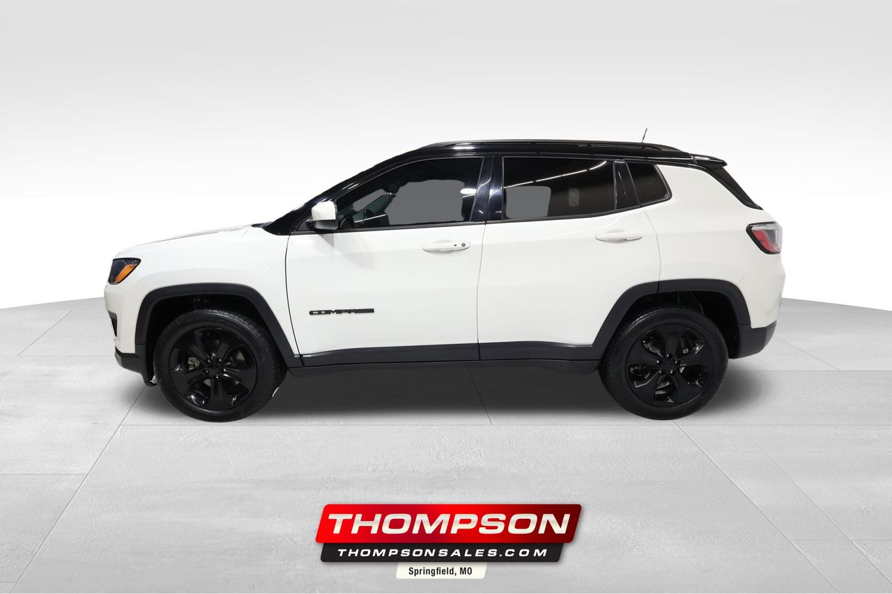 White Clearcoat 2021 Jeep Compass Altitude 4WD SUV / Crossover Four-Wheel Drive 9-Speed Automatic