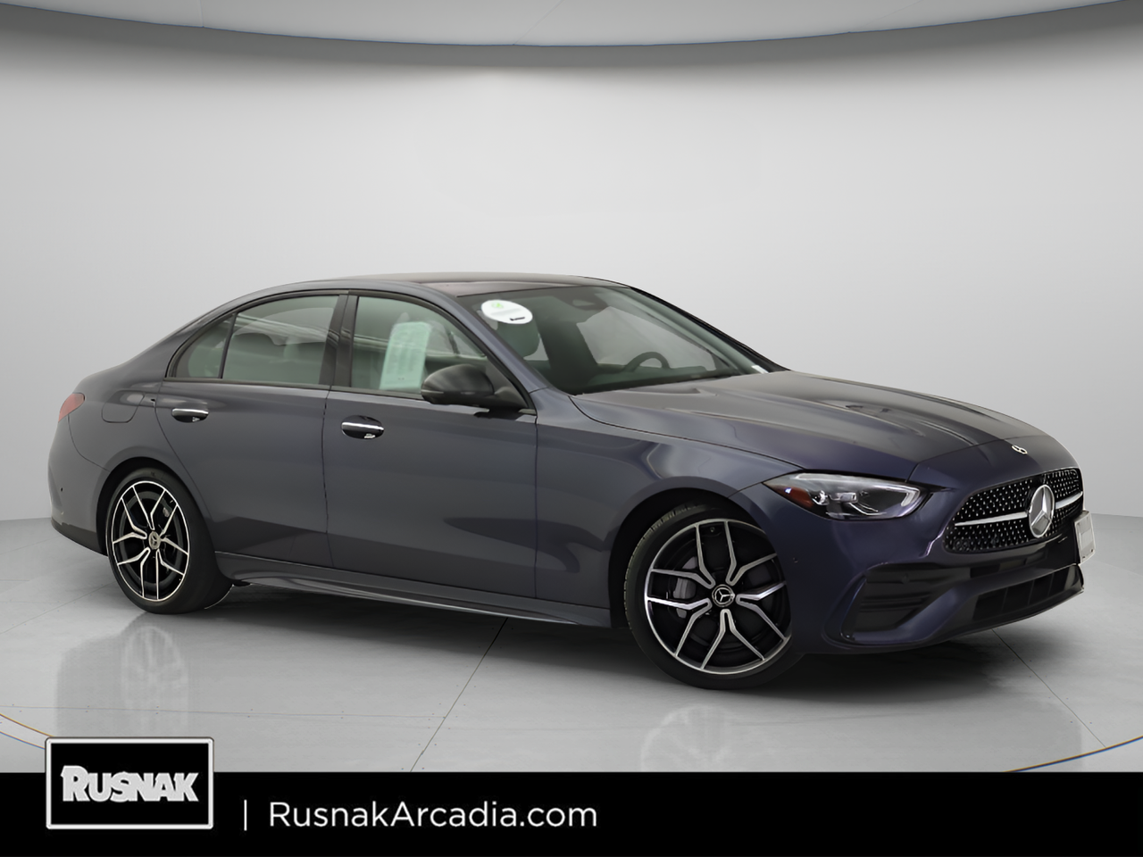 Twilight Blue Metallic 2024 Mercedes-Benz C-Class Sedan Rear-Wheel Drive 9-Speed Automatic