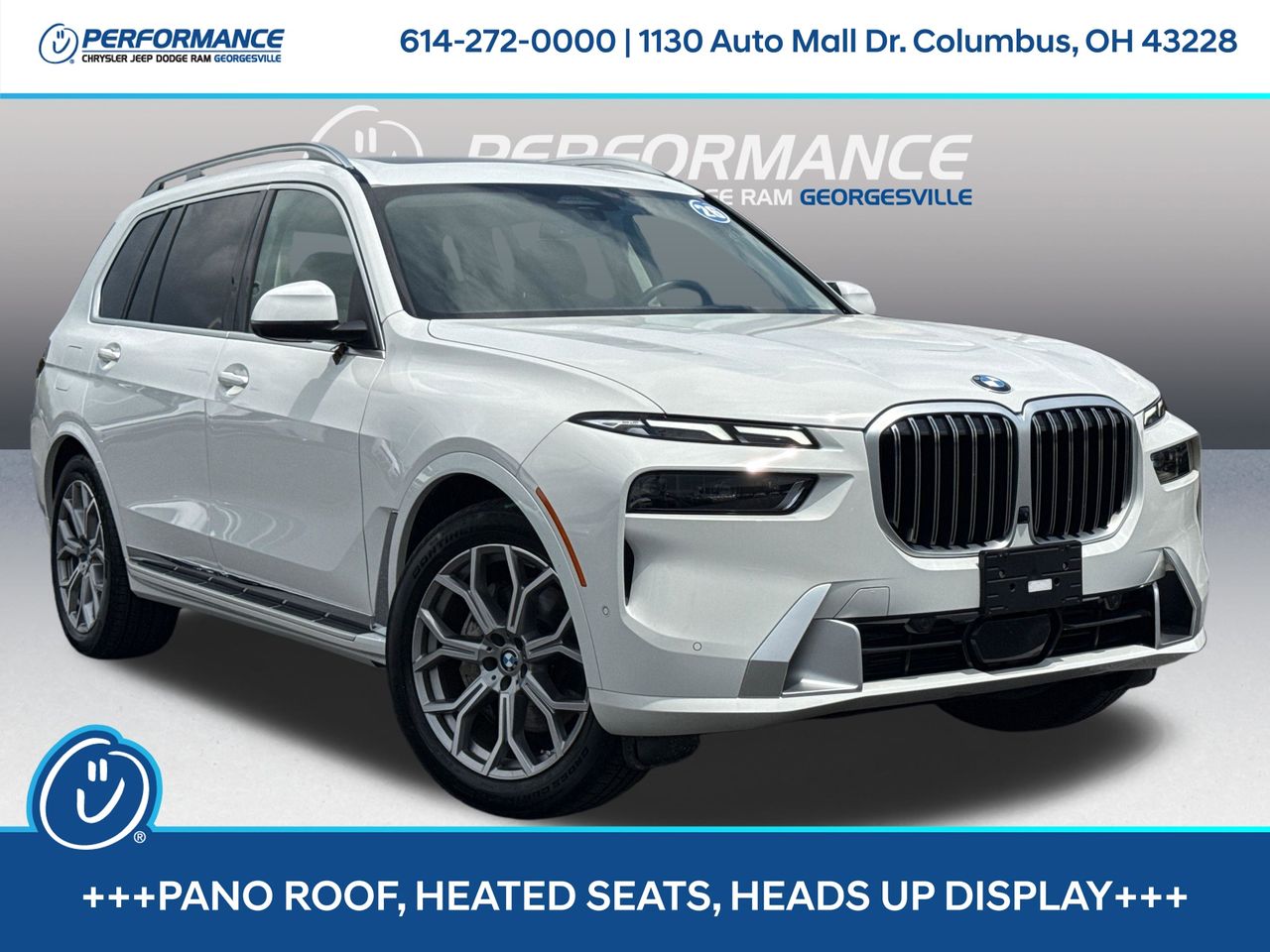 Alpine White 2026 BMW X7 xDrive40i SUV / Crossover All-Wheel Drive 8-Speed Automatic