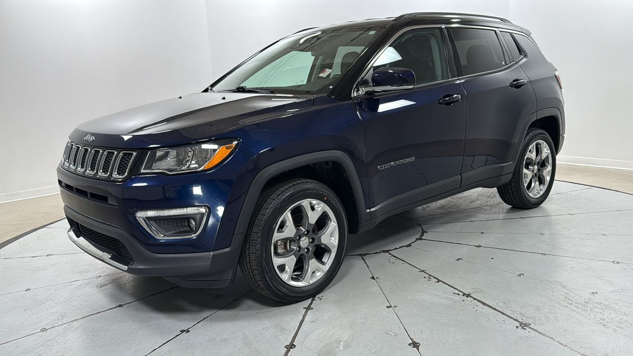 Jazz Blue Pearlcoat 2021 Jeep Compass Limited 4WD SUV / Crossover Four-Wheel Drive 9-Speed Automatic