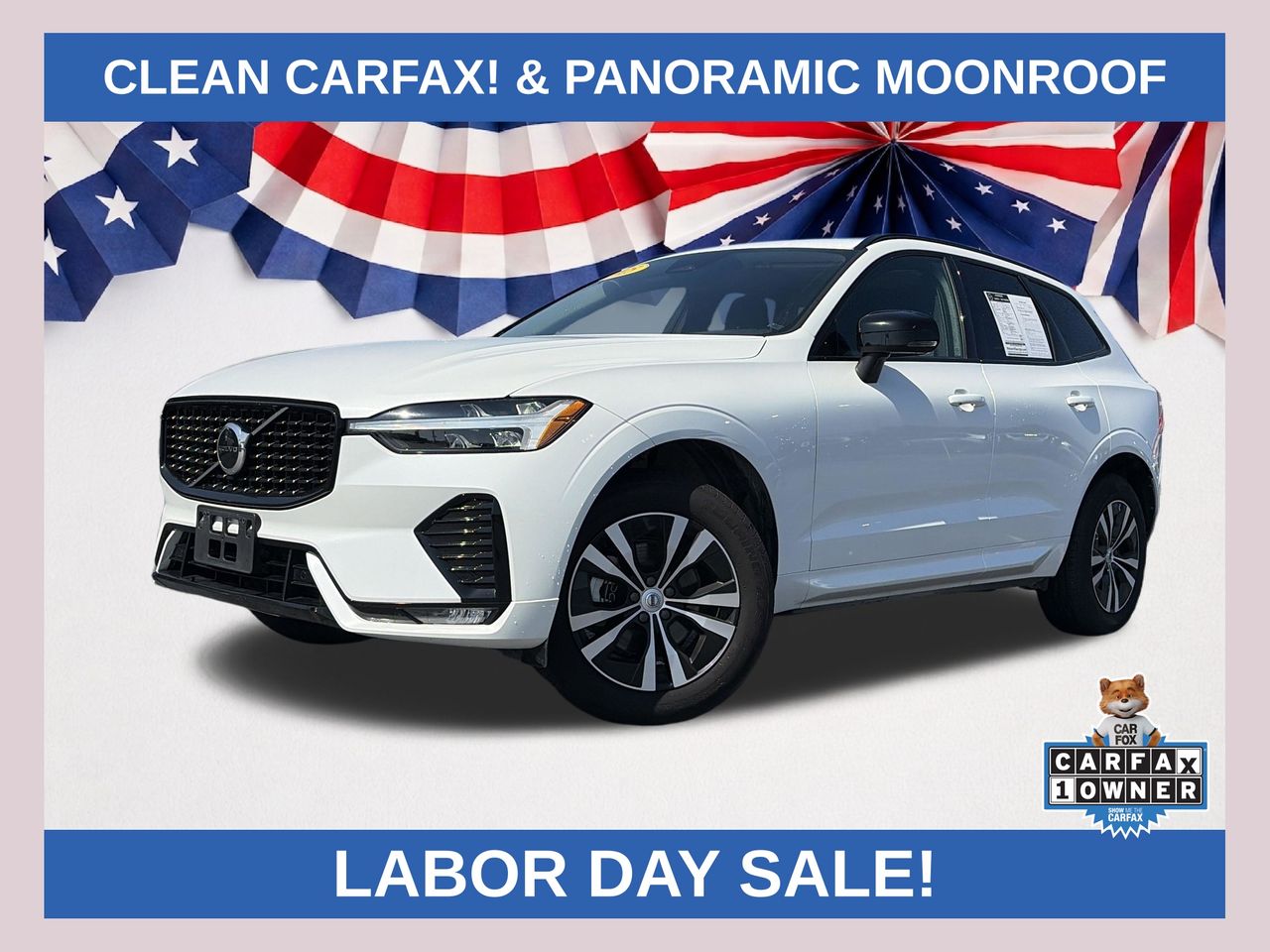 White 2025 Volvo XC60 SUV / Crossover All-Wheel Drive Automatic
